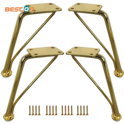 Hardware personalizado Muebles de metal Patas de mesa de comedor Patas de sofá