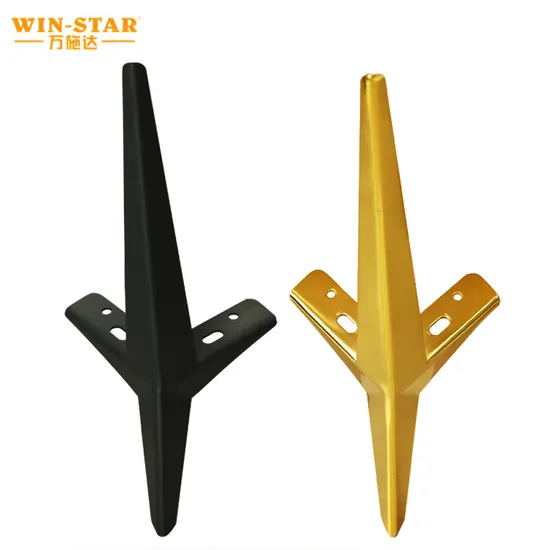Patas de muebles de lujo Winstar, patas de hardware para sofá cama, patas para sofá